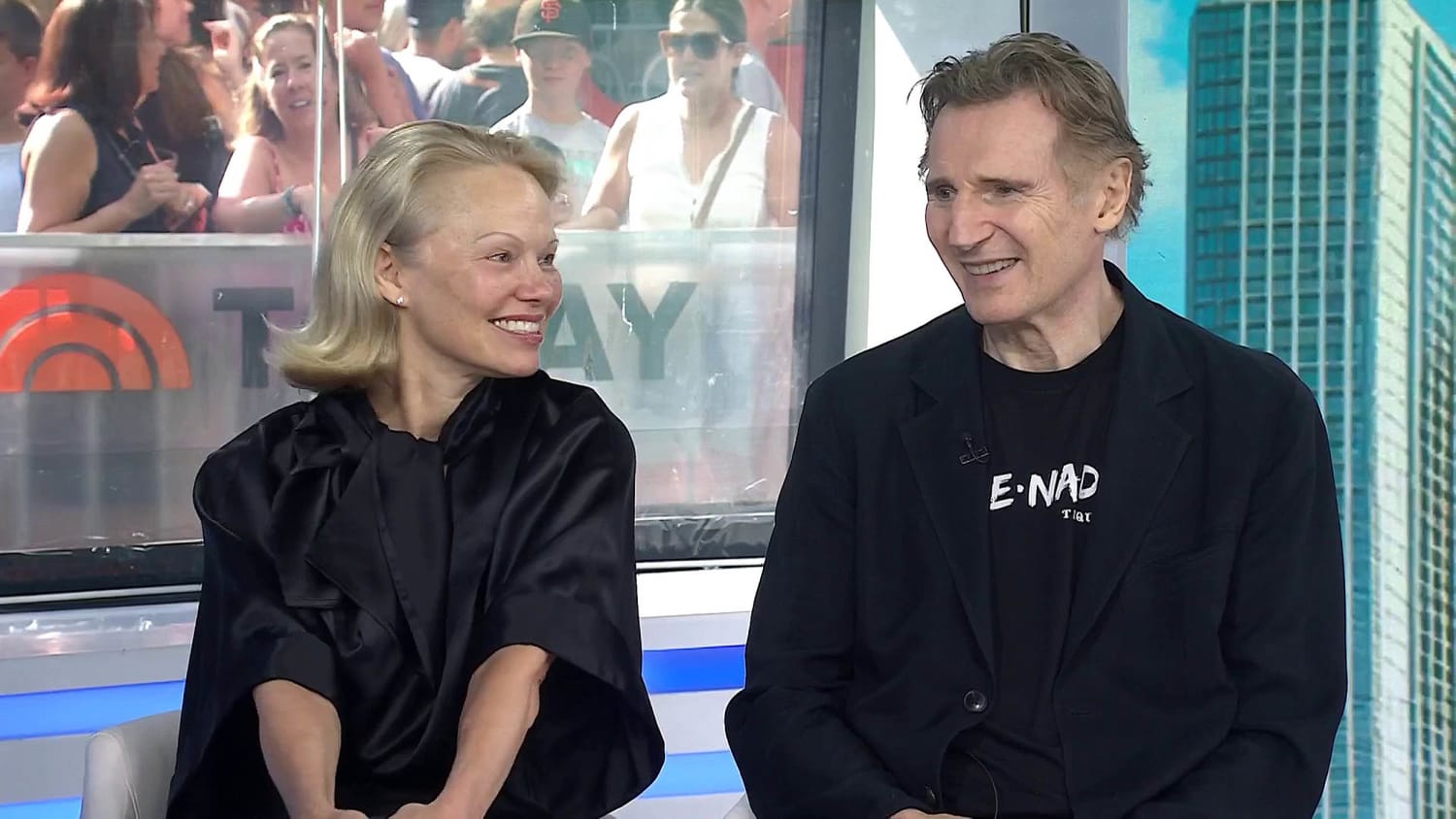 EXCLUSIVE: Are Pamela Anderson and Liam Neeson Dating? Craig Asked — And They Delivered