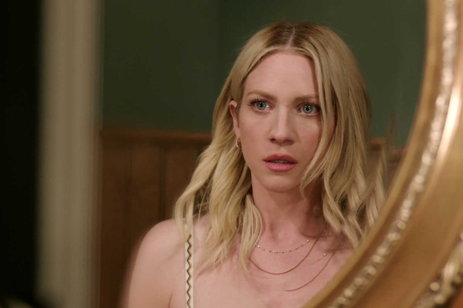 hunting wives girl in pink dress The Hunting Wives is streaming on @netflix right now. This 8 episode  show was a magical experience. We set out to do a brave, brash,  unapologetic and sex positive show .. we