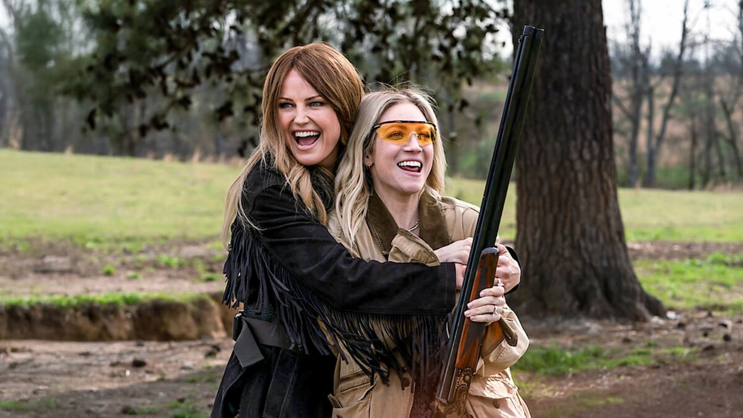 brittany snow green dress hunting wives says her mom still had a 'Hunting Wives' watch party despite racy scenes teal floral dress