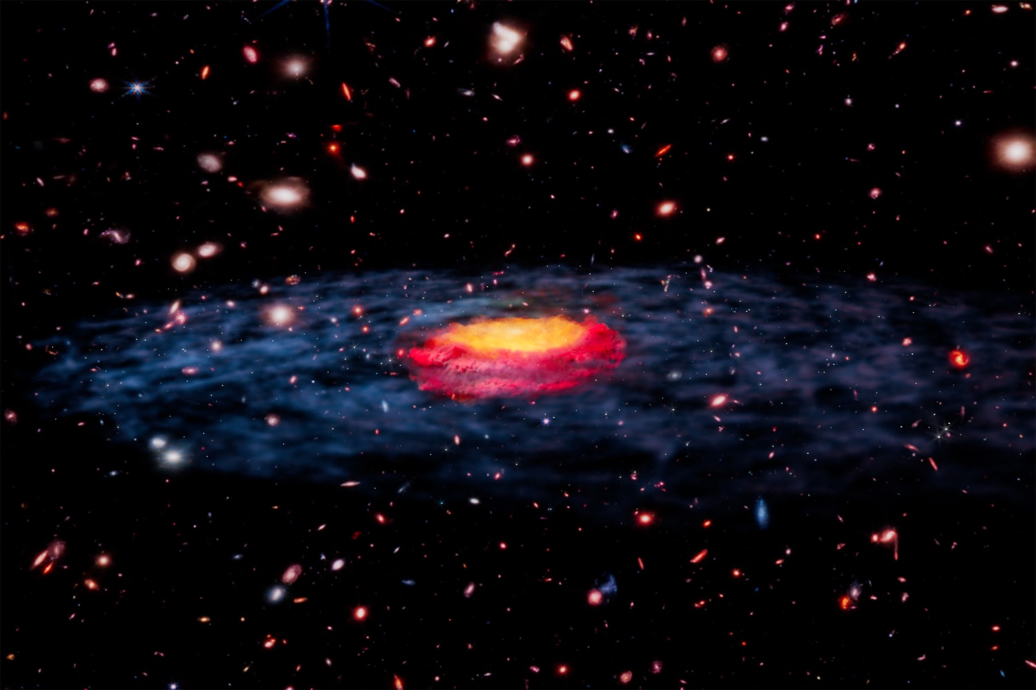 Scientists discovered a distant black hole 300 million times the size of the sun. It's a portal back in time.