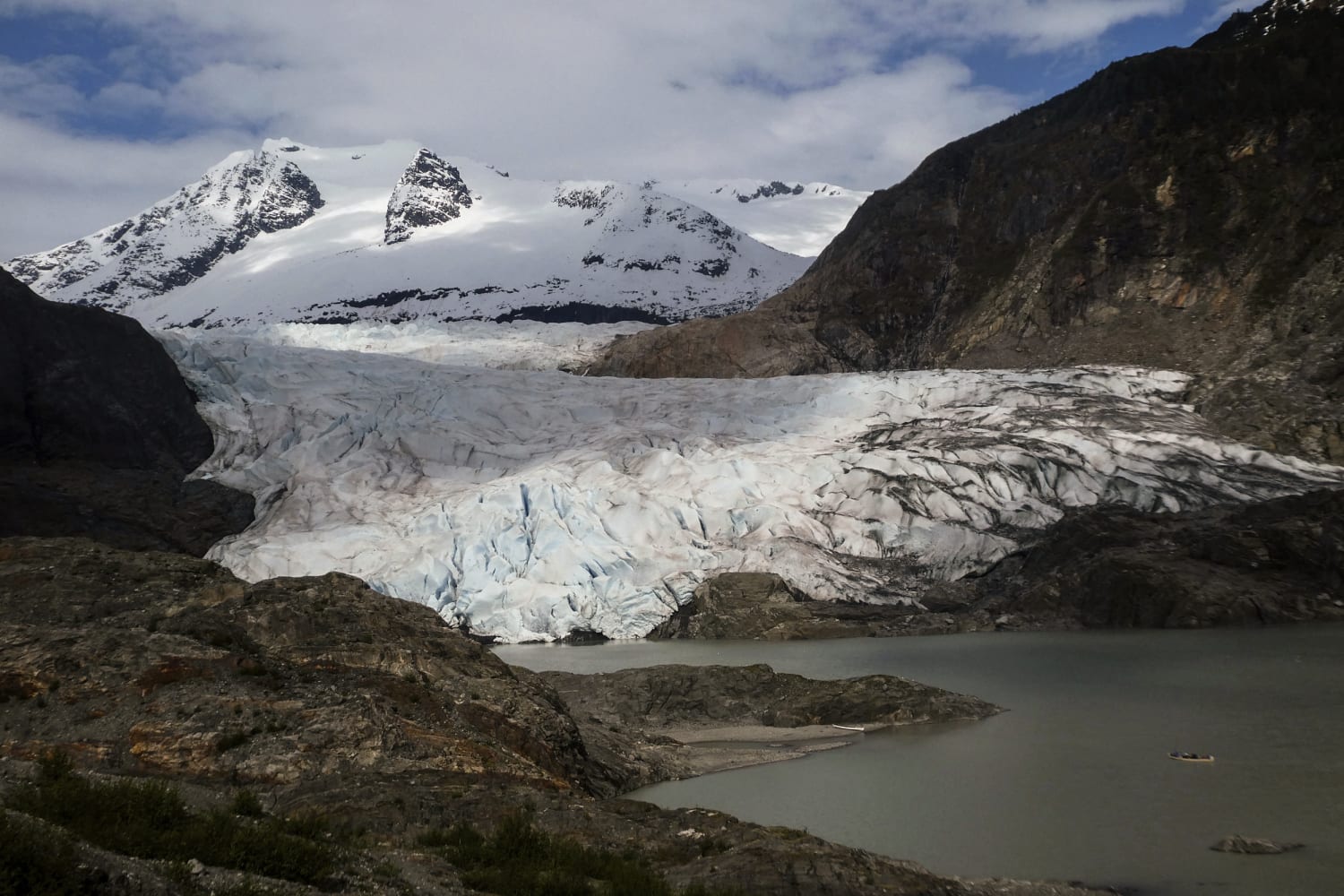 Man missing after meltwater pushed him into Alaska glacier shaft