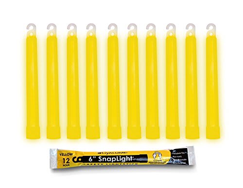 Cyalume Yellow Emergency Glow Sticks
