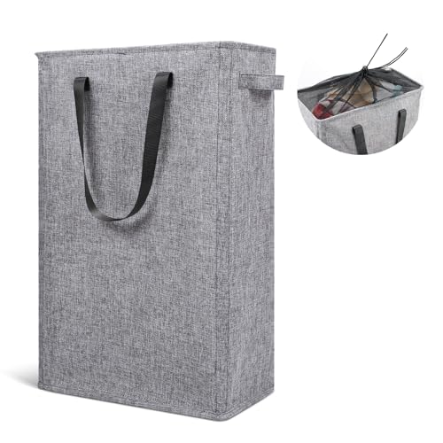 Odonata Slim Laundry Hamper Handles Collapsible Laundry Basket
