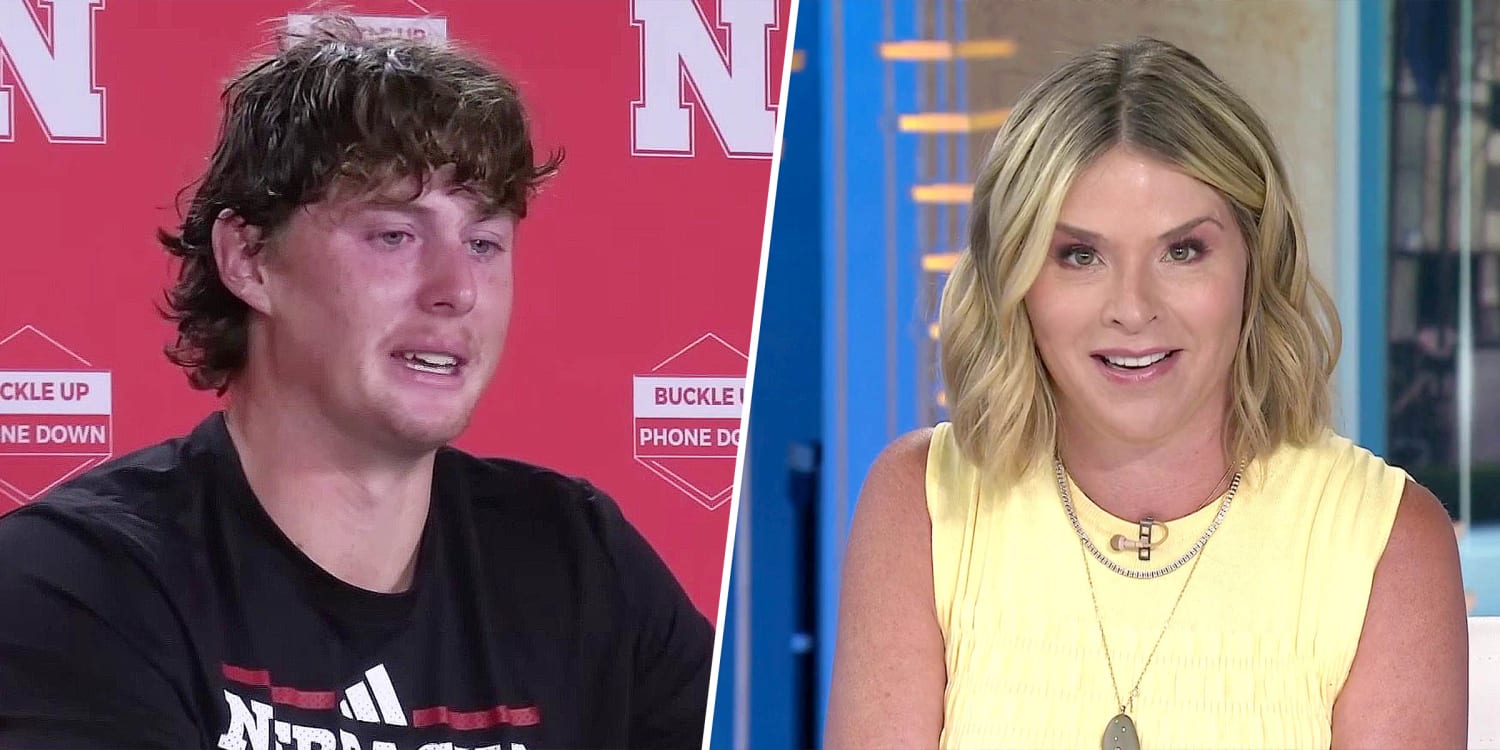 Jenna Bush Hager Reacts to Homesick College Football Player's Crying Interview 