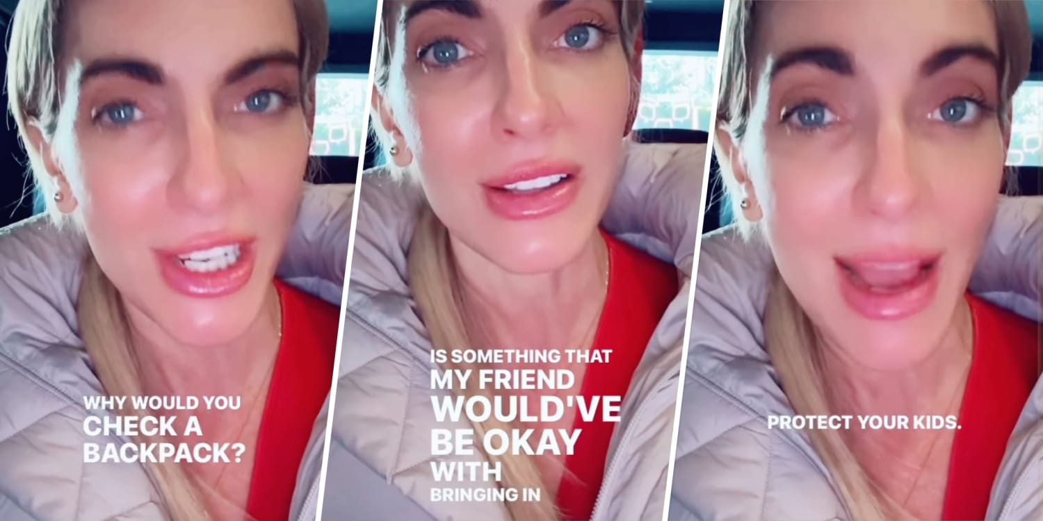 Why This Mom Checks 'Every Backpack' On a Playdate