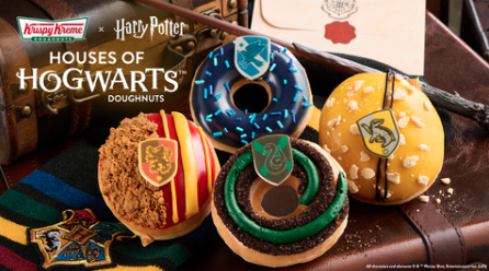 Krispy Kreme Launches Harry Potter-Themed Doughnuts Based on Hogwarts Houses