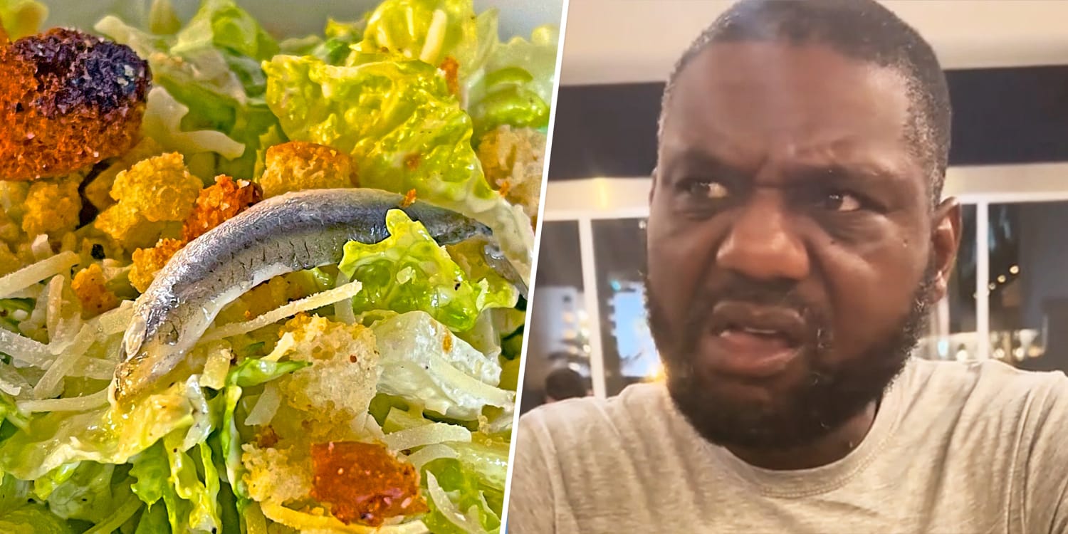 Man Has Meltdown at Restaurant Over Anchovy in His Caesar Salad