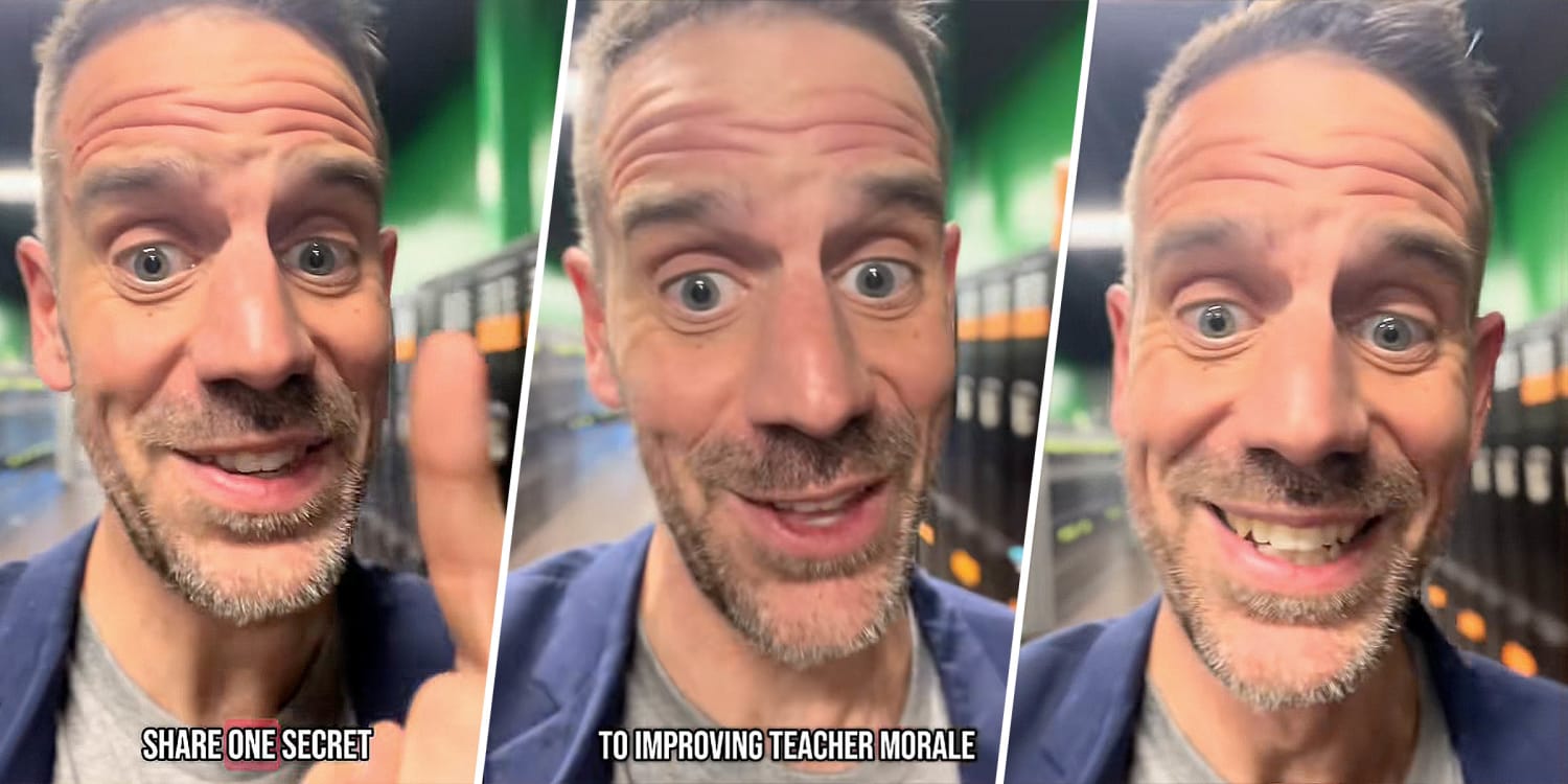 Unconventional Principal Reveals His No. 1 Secret For Making Teachers Happy