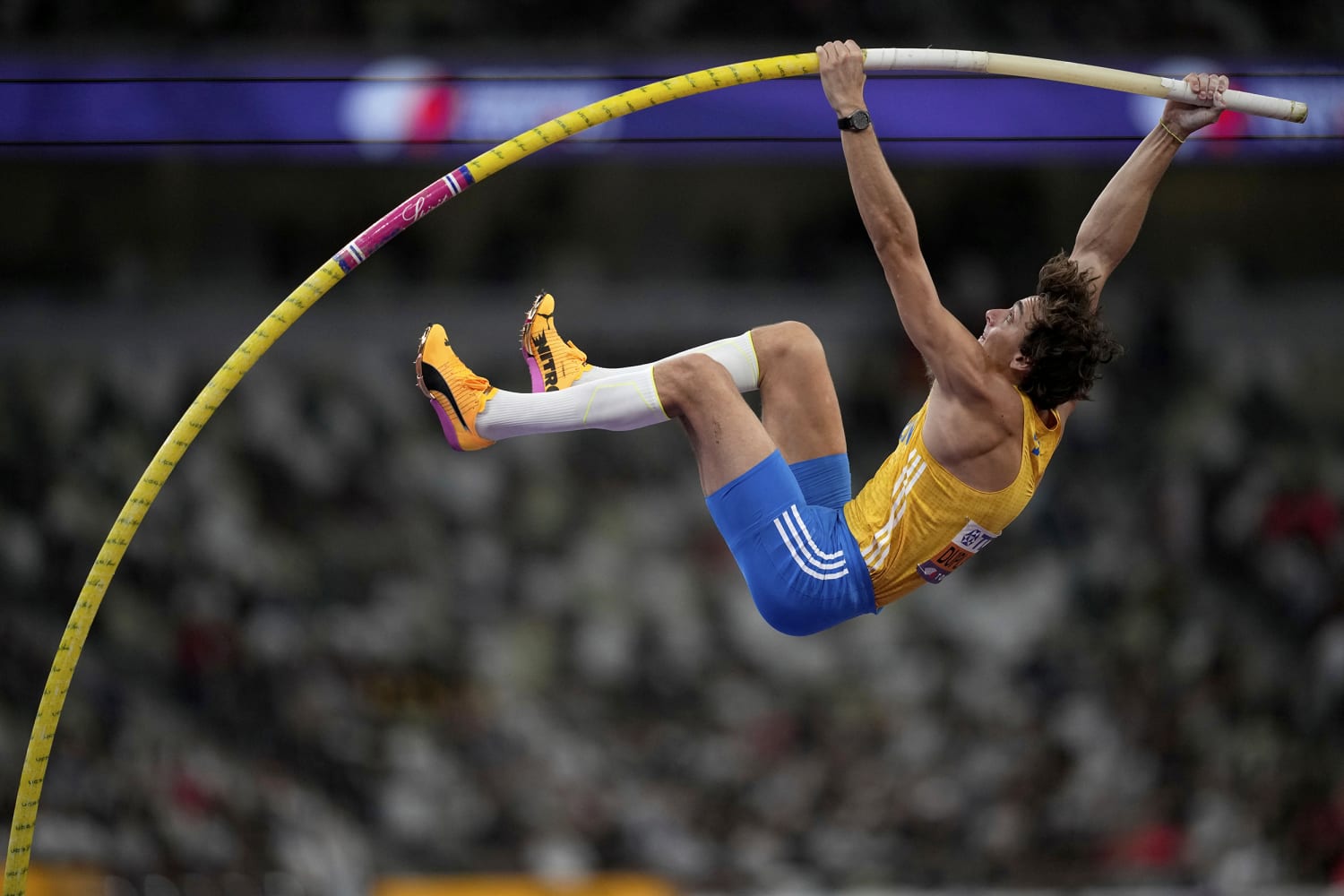 Duplantis sets another pole vault world record in front of Tokyo crowd