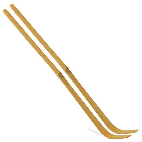 Hello Bio Japanese Chashaku Bamboo Matcha Scoop 2-pack