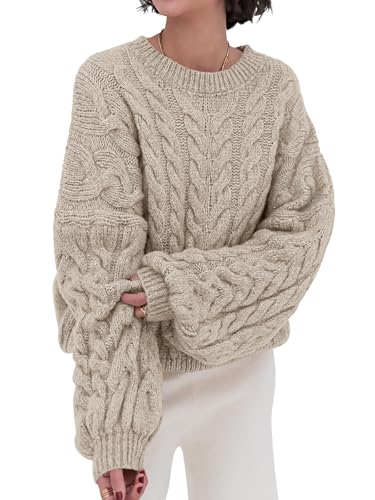 PrettyGarden Cable Knit Sweater
