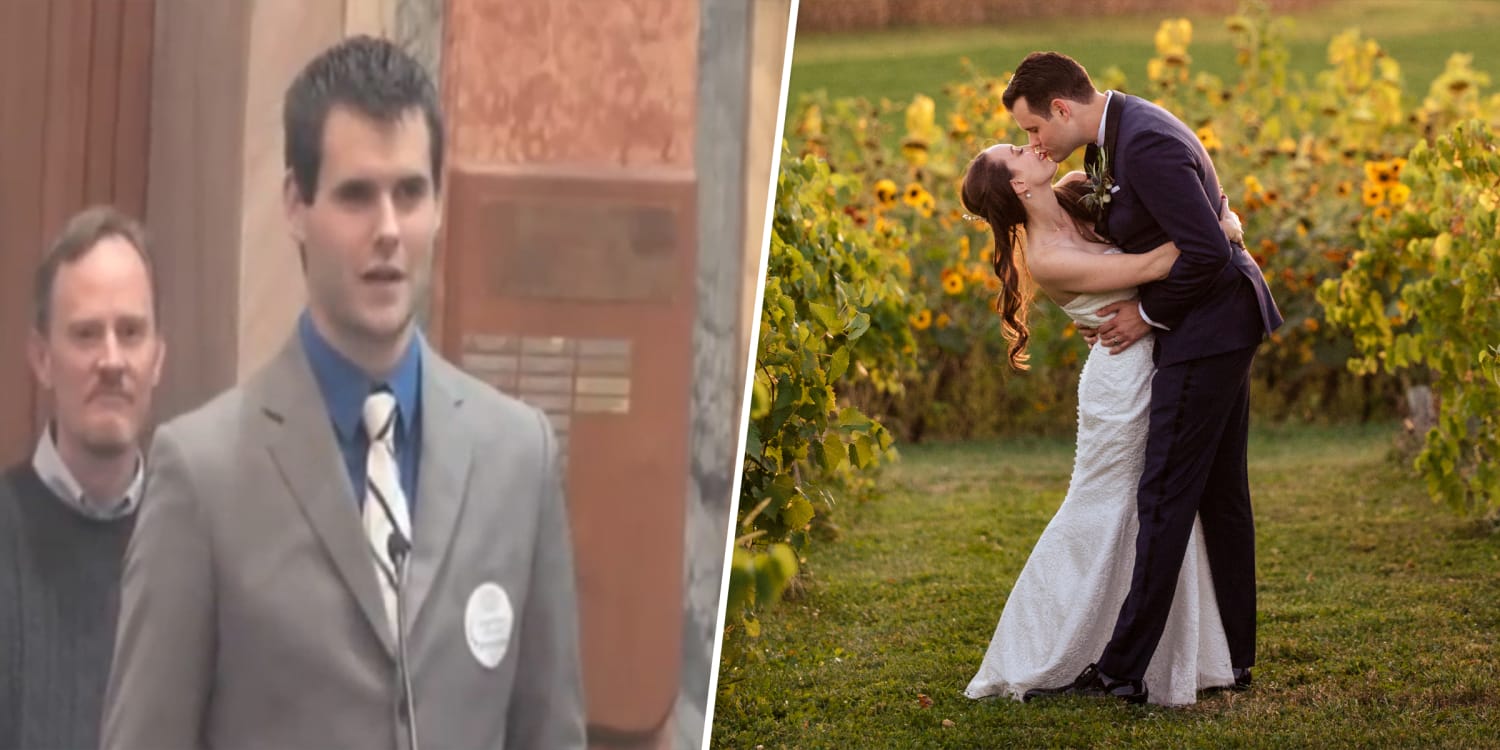 He Went Viral For a Speech Defending His Two Moms. She Fell in Love from Afar