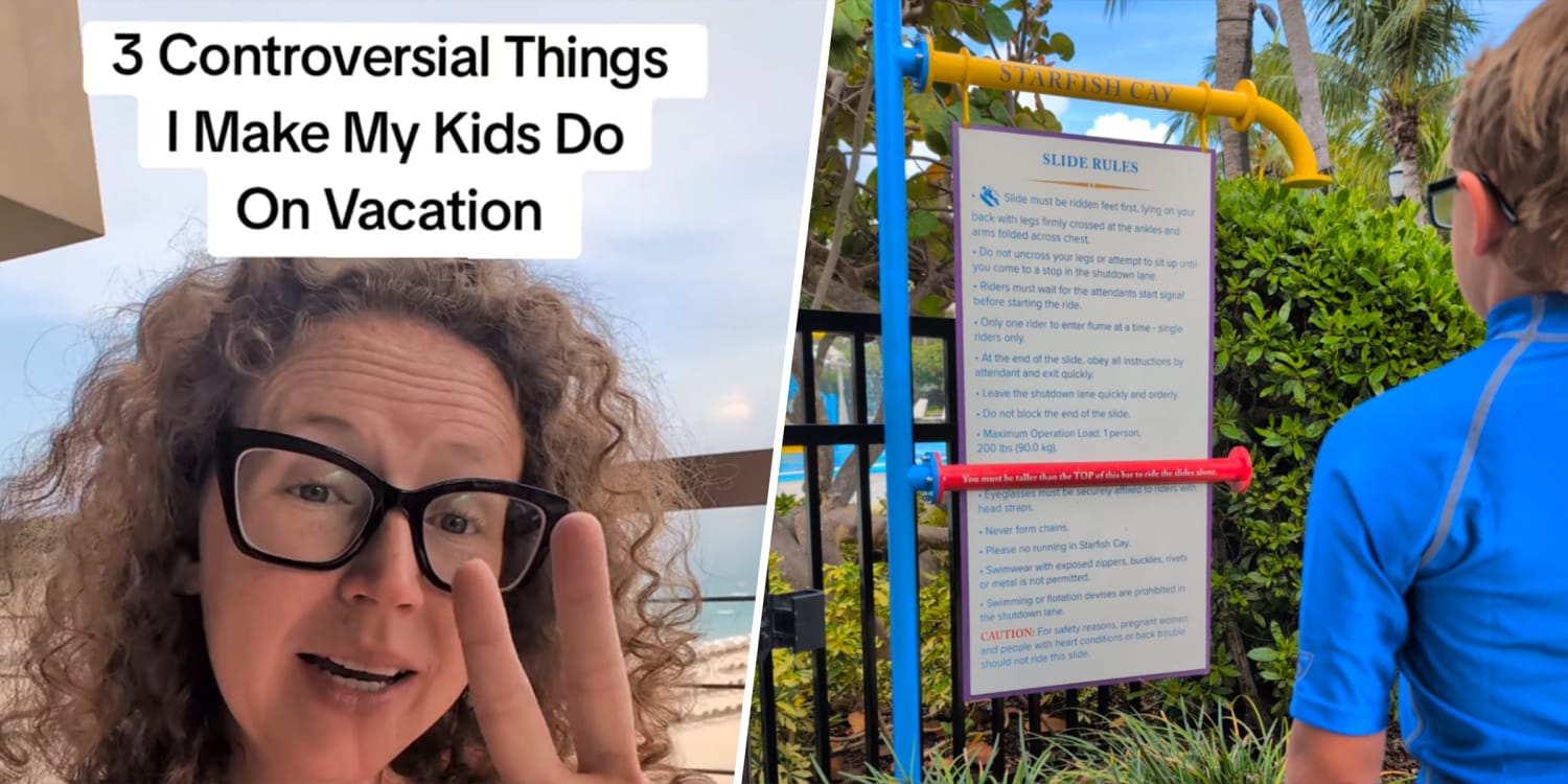 Mom Shares 'Controversial' Vacation Rules That Get Her Dirty Looks in Public 