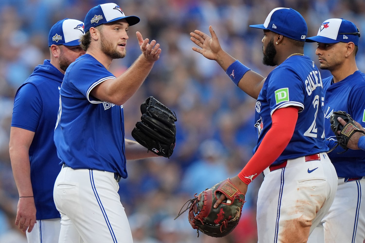 Yesavage sets Blue Jays postseason record with 11 Ks in 13-7 thumping of  Yankees in Game 2 of ALDS