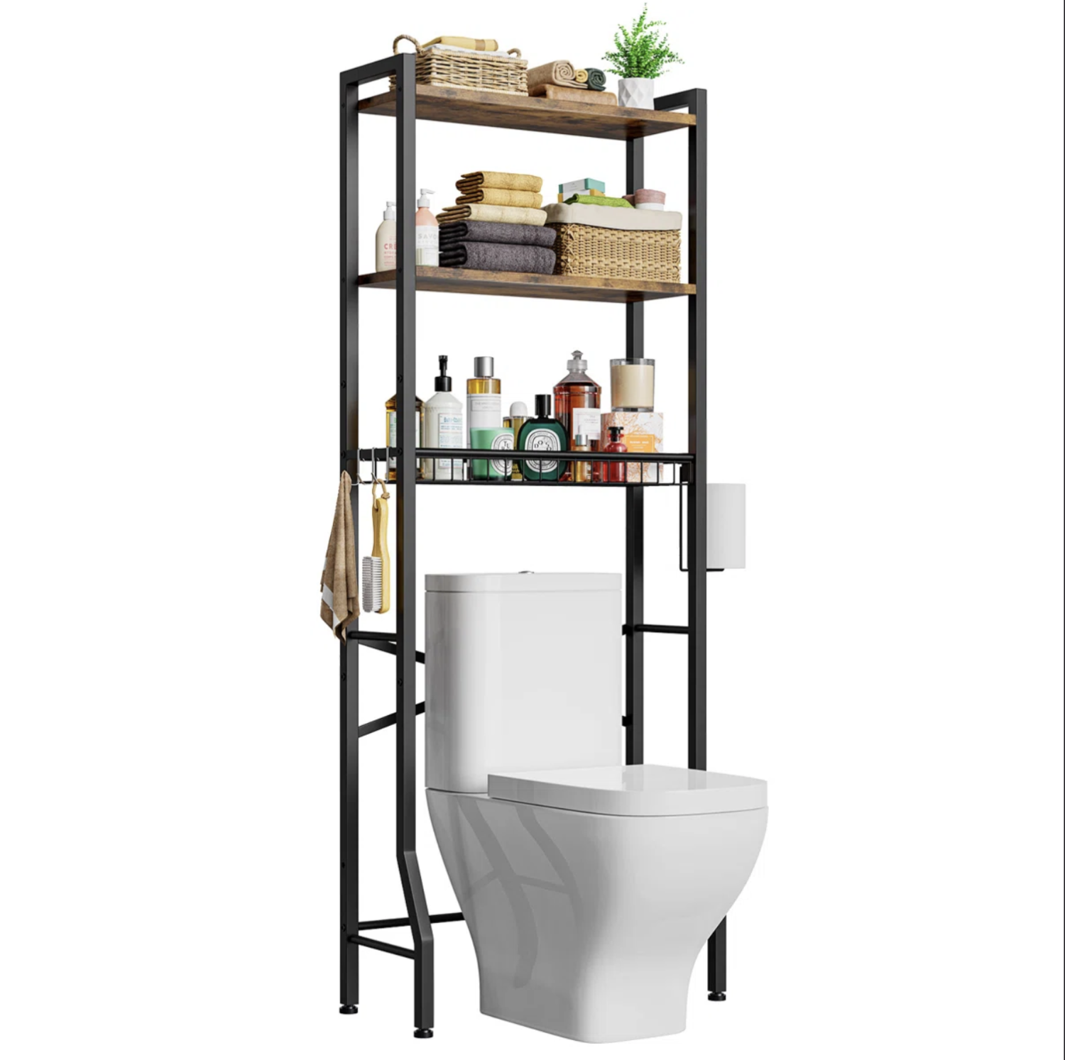 Leliana Metal Freestanding Over the Toilet Storage