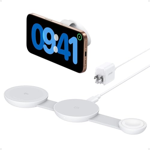 Anker MagGo 3-in-1 Folding Wireless Charger Station