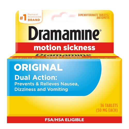 Dramamine Original Motion Sickness Relief (36 Count)