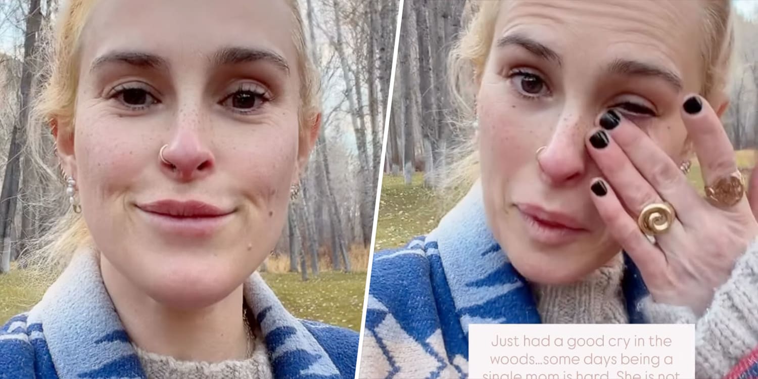 Rumer Willis Cries in the Woods Over 'Doing Everything Alone' as a Single Mom