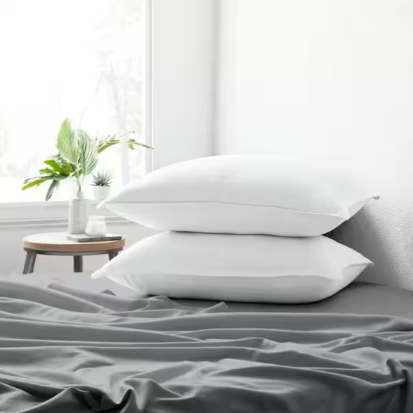 Becky Cameron Plush Down Alternative Gel-Fiber Queen Pillows (2-Pack)