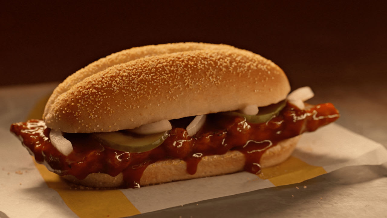 It's Officially McRib Season at McDonald's — But Only in Select Cities