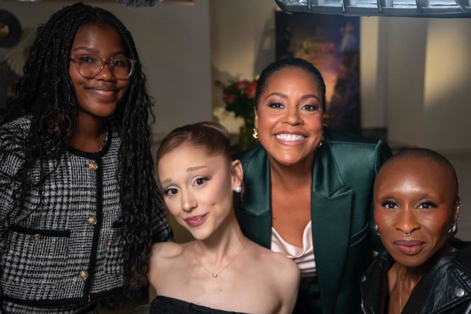 Sheinelle Jones Brings Daughter Clara As She Interviews 'Wicked' Stars Cynthia Erivo and Ariana Grande