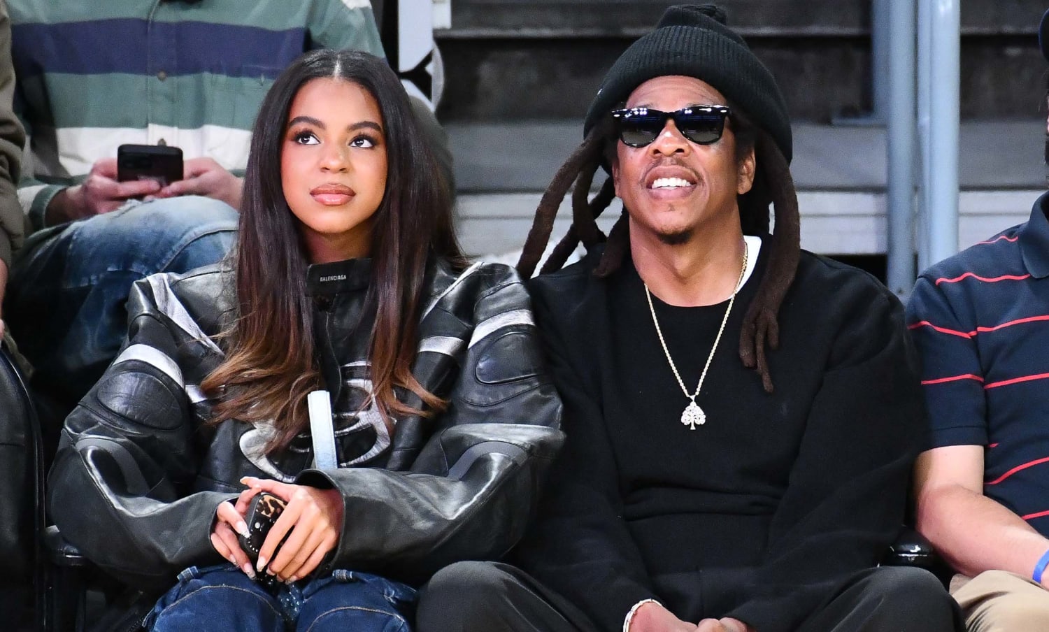 Beyoncé's Daughter Blue Ivy Is Her Mini-Me During Courtside Outing with Jay-Z 
