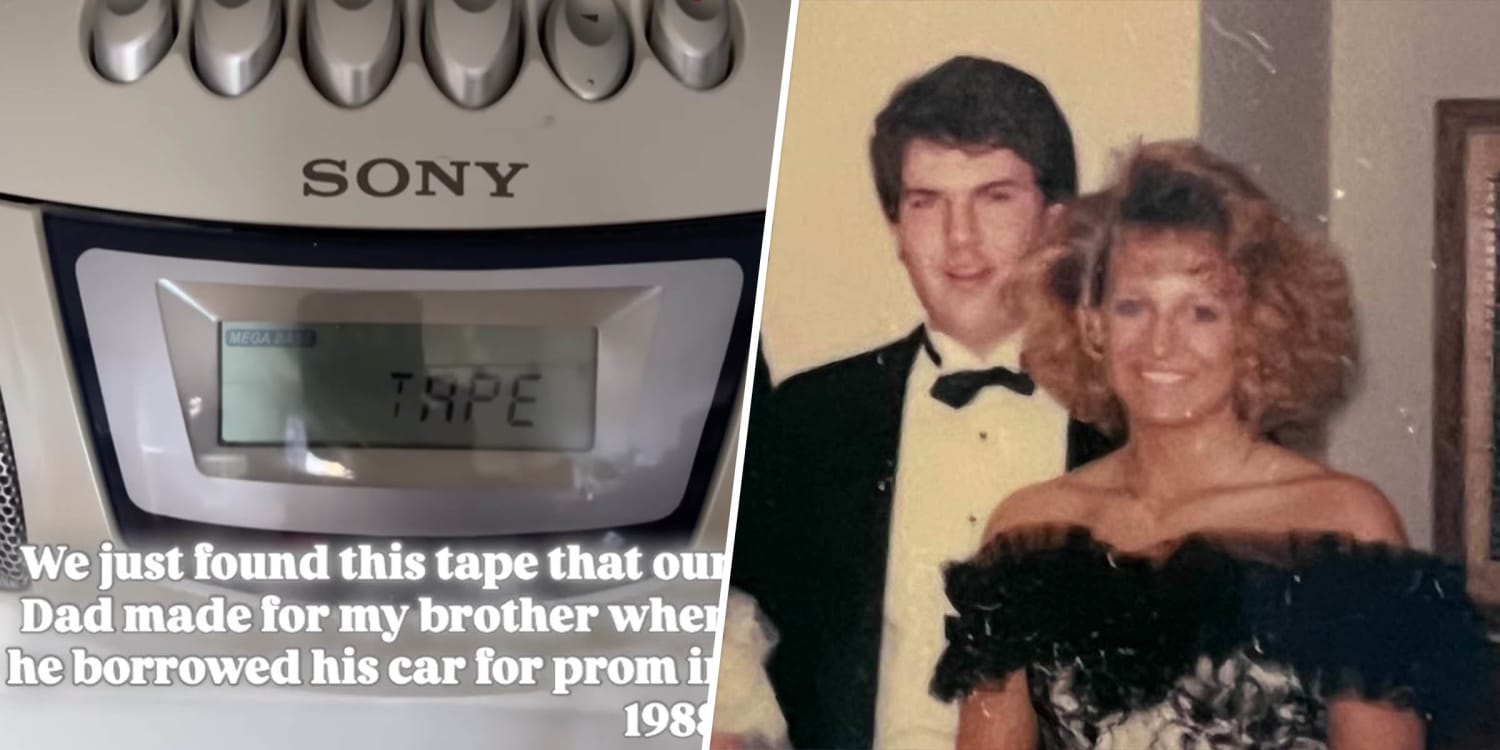 A Cassette Tape a Dad Recorded for His Son's 1988 Prom Is Bringing Joy to the Internet