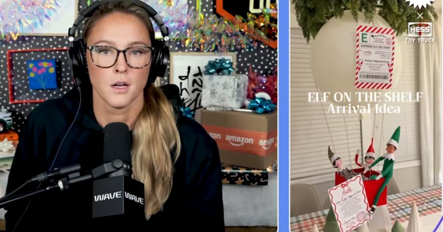 Kylie Kelce's 2 Words of Advice for Elf on the Shelf Families