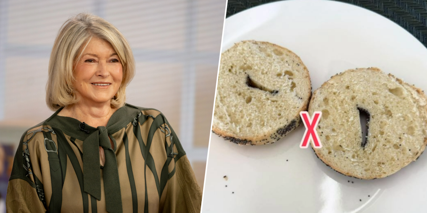 Martha Stewart Confuses Nation With Unhinged Bagel-Eating Technique