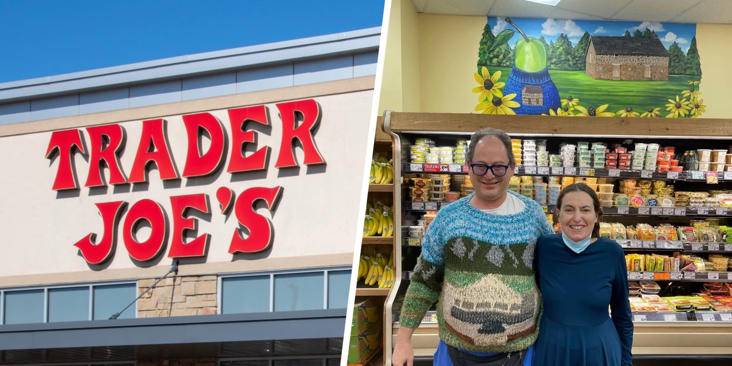 Maryland Trader Joe's Dedicates Mural to Longtime Customer Who Knits Viral Sweaters