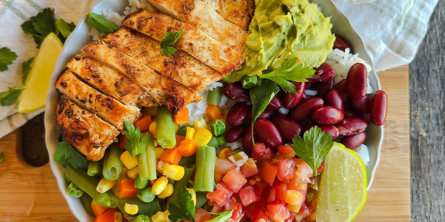 Lightened-up Favorites: A Chicken Burrito Bowl, Beef and Vegetable Stir-Fry and More
