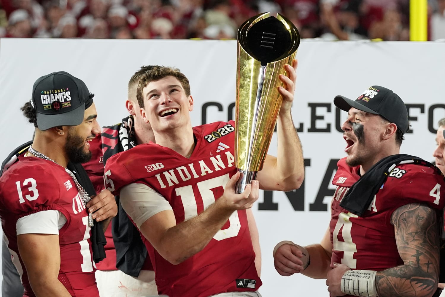 Indiana Beats Miami to Finish Undefeated and Win Its First College Football National Title