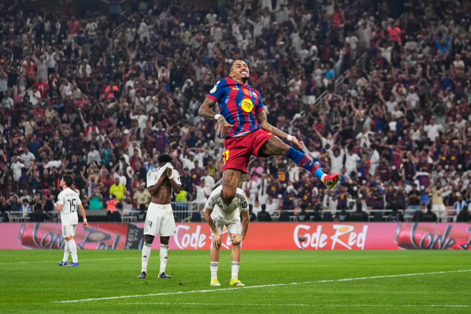 Barcelona vs. Real Madrid Spanish Super Cup Final: Raphinha brace