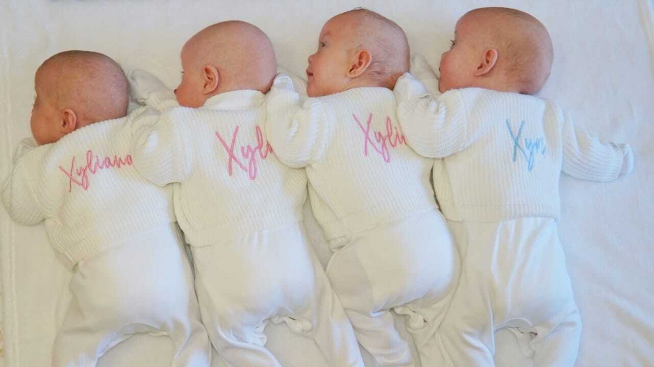 Couple Starts the New Year With Quads ... And Their Names All Begin With 'X'