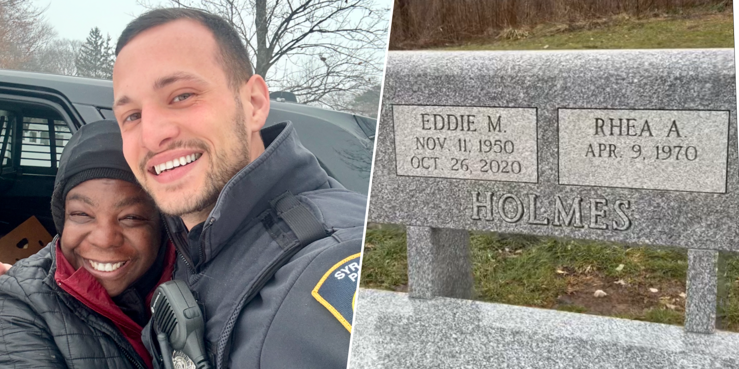 She Was Homeless, Sleeping on Her Husband's Grave. One Police Officer's Kindness Changed Her Life 