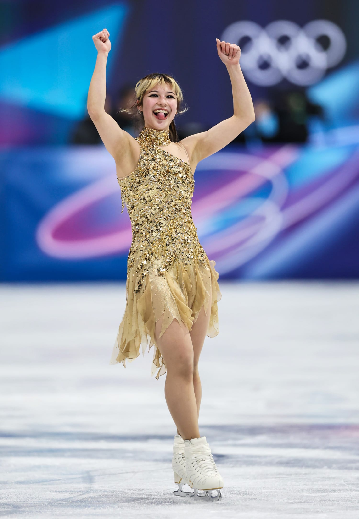 figure skating dress gold Amazon.com: Women Ice Figure Skating Dress Girls Gold Brown Solid Rhinestones Quality Competition Dancewear : Clothing, Shoes & Jewelry