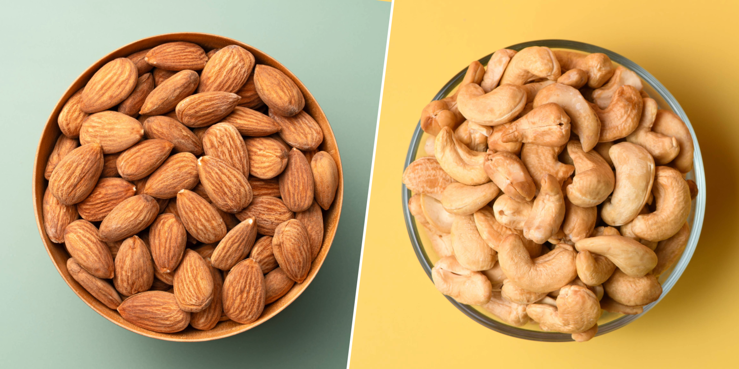 Are Almonds or Cashews Healthier? 1 Has More Protein and Fiber, Dietitians Say