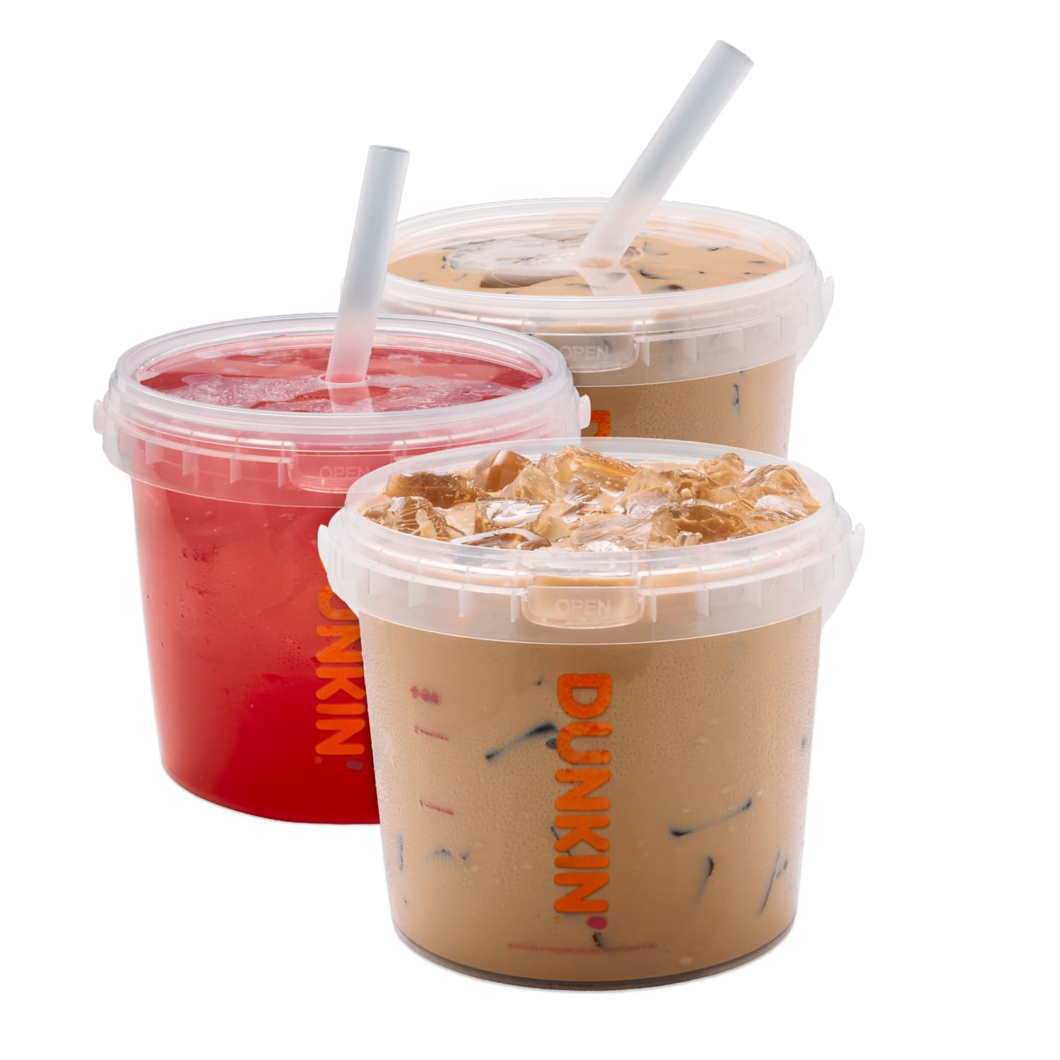 Dunkin' Is Testing a 48-Ounce Drink Bucket. Here's Where to Find Them