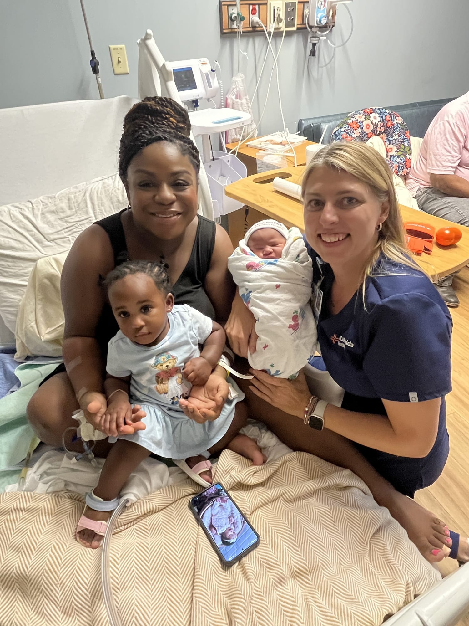 After a High-Risk Pregnancy, Mom Names Her Child After the Nurse 'God Placed' in Her Life