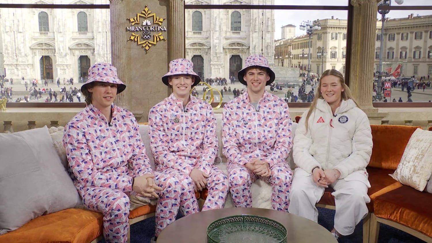 Olympian Haley Winn's Brothers Are Making Headlines For Their Game Day Outfits