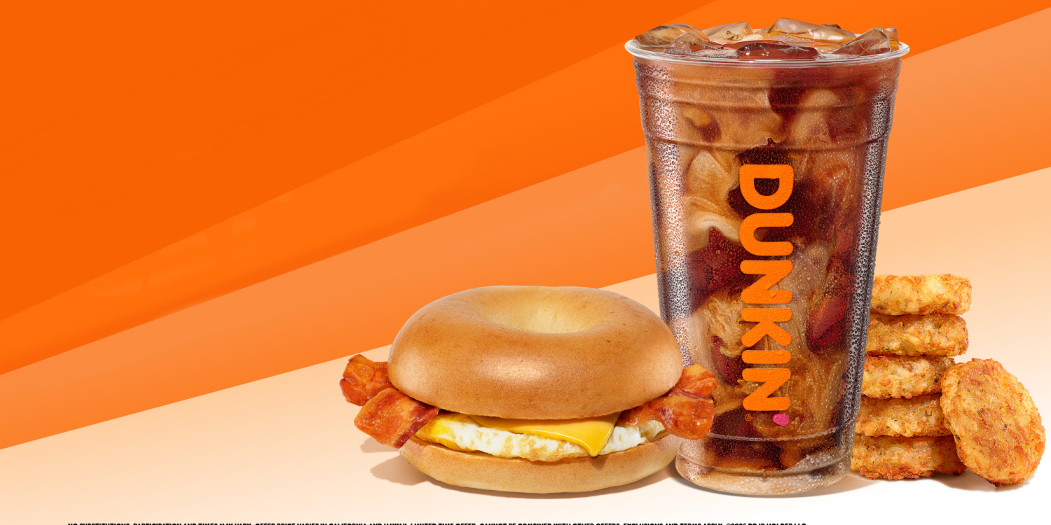 Dunkin' Brings Back $6 Meal Deal: See Full Spring Menu