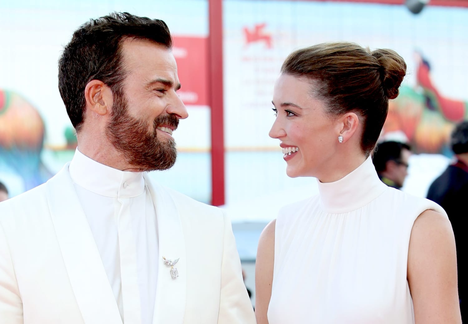 Nicole Brydon Bloom Reveals Husband Justin Theroux's Odd Reaction to Pregnancy News
