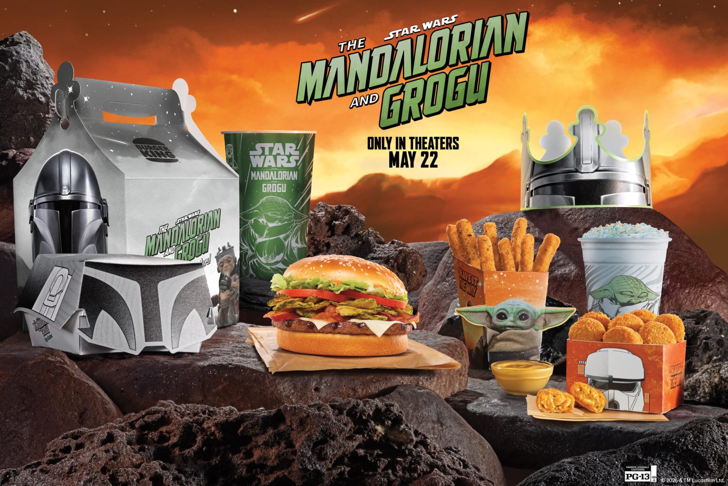 This Is the Way to Have It Your Way: Burger King Launches ‘Mandalorian and Grogu’ Menu