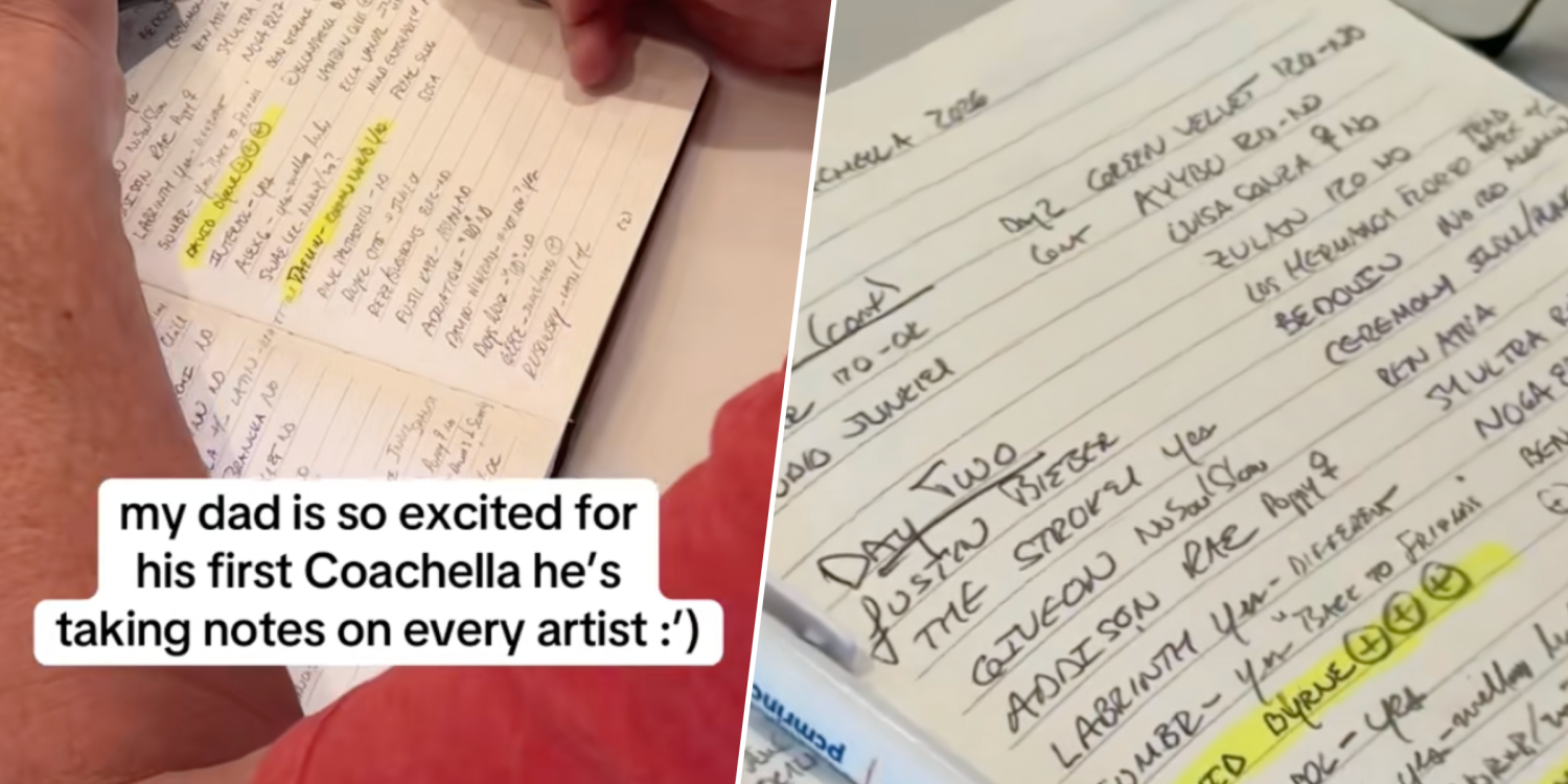 Dad Takes Notes on All 130 Artists at Coachella Before Going with His Family. How the Trip Went