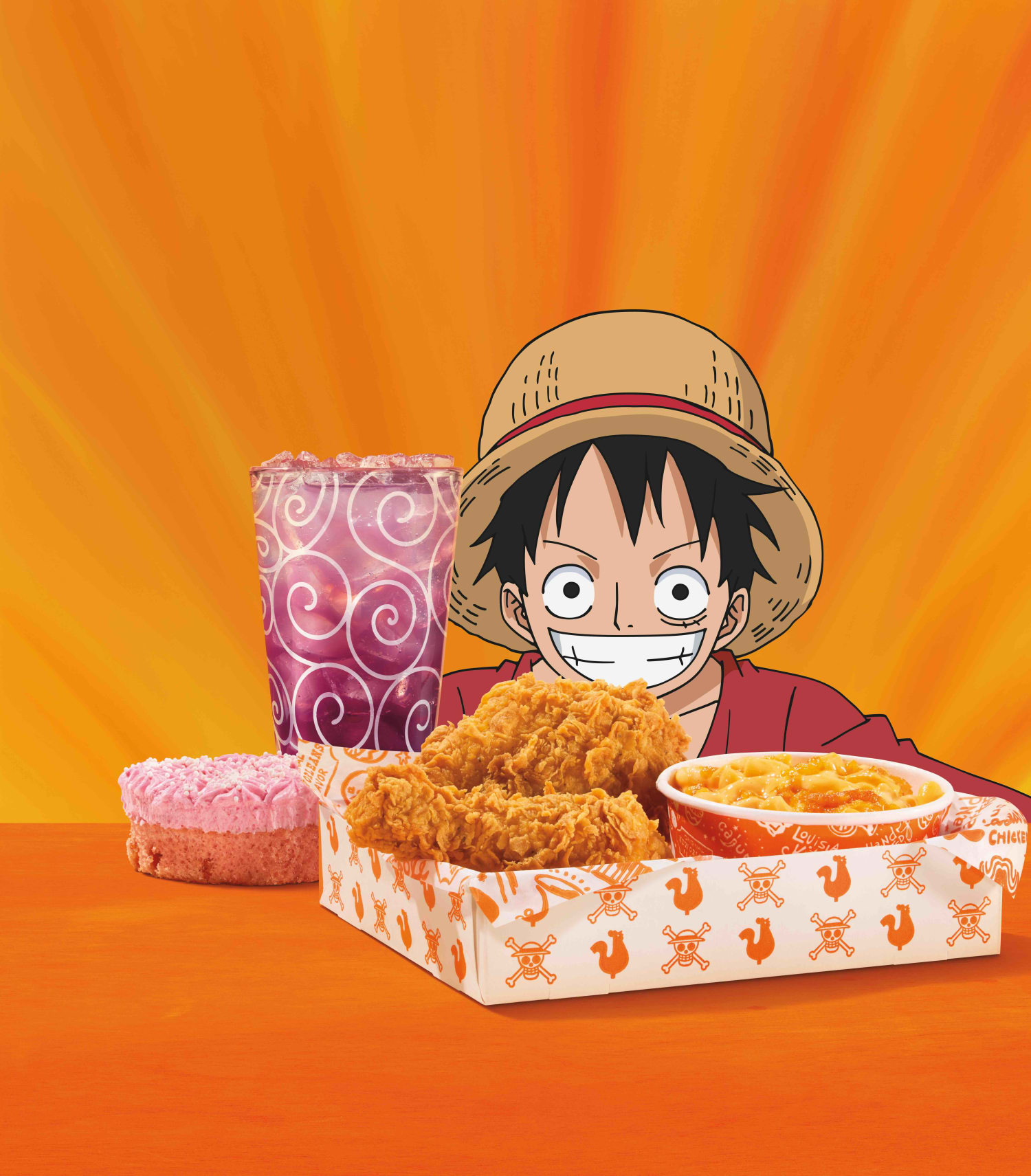 Popeyes Teams up With ‘One Piece’ on Menu Fit for a Pirate