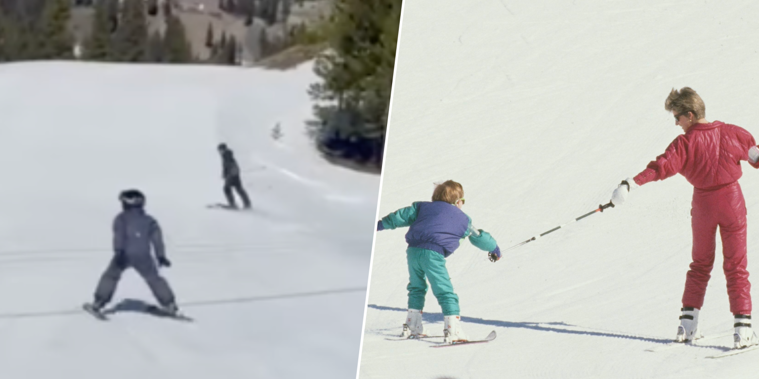 Prince Harry Bonds with Son, 6, on the Slopes, 35 Years After Doing the Same with Princess Diana