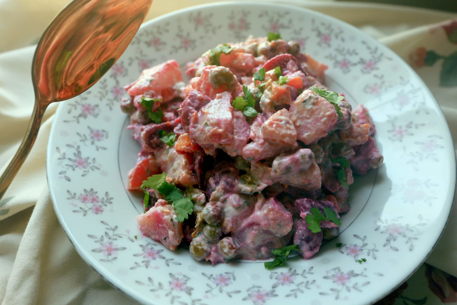 Salade Russe: How an Eastern European Staple Made Its Way to My Haitian Easter Table