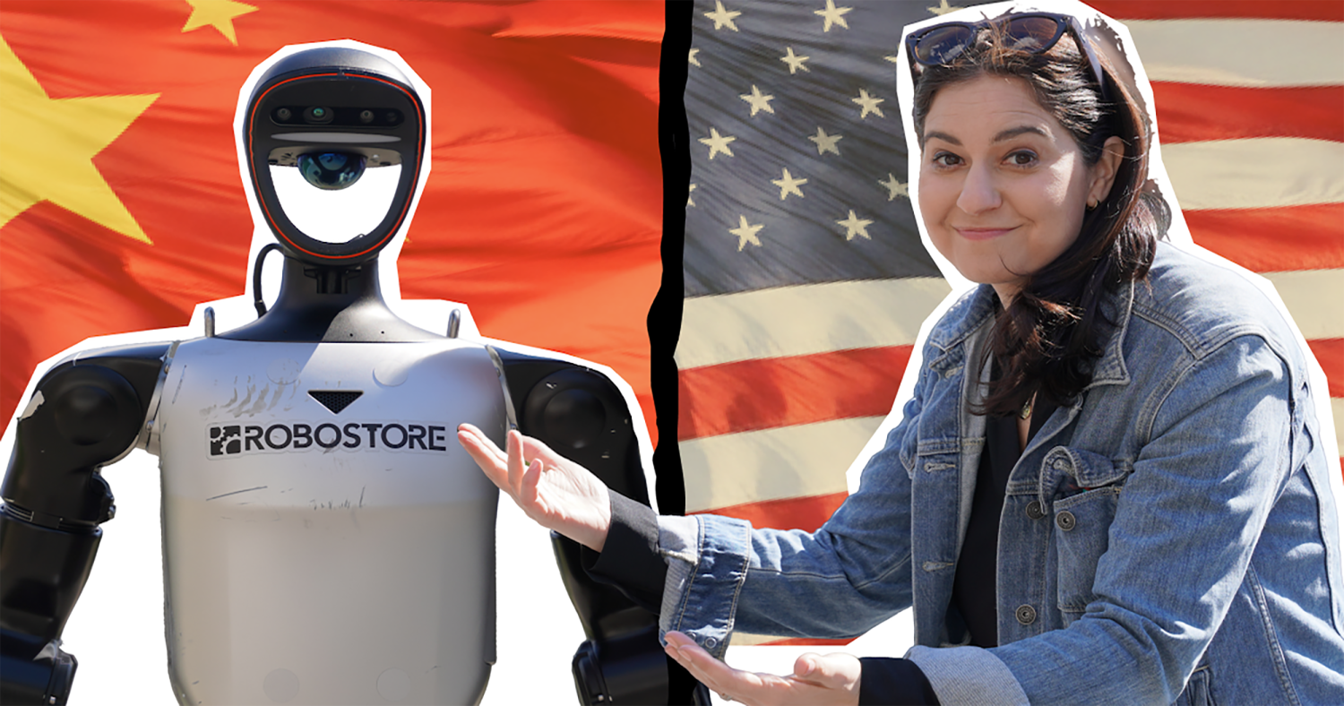 What happens when a Chinese humanoid robot visits your house