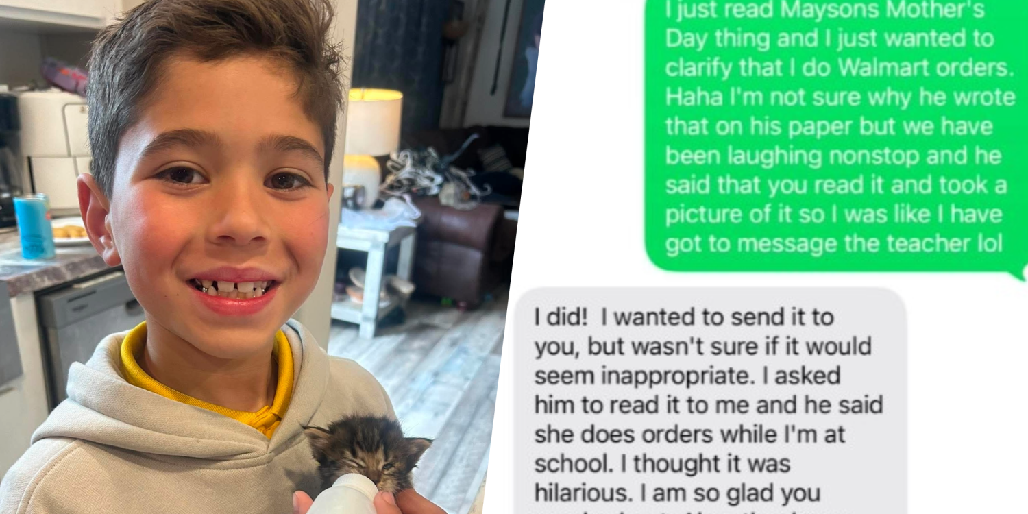 A Simple Mother’s Day School Assignment Turned Into a Hilarious Misunderstanding