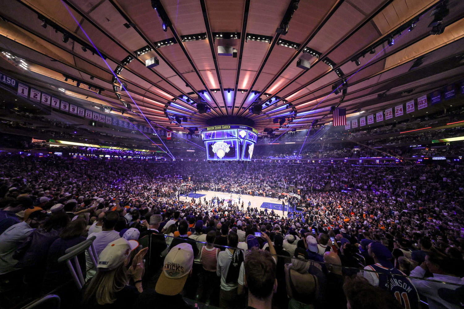 From The Sports Desk: A raucous evening inside and outside Madison Square Garden